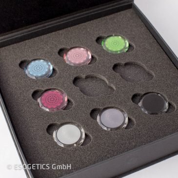 Facetted Crystals – Elements+Grey (Set of seven)